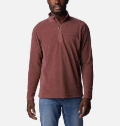 Longsleeve Columbia Men Klamath Range II Half Zip Light Raisin