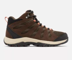 Wandelschoen Columbia Women Redmond III Mid Waterproof Cordovan Dark