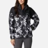 Jas Columbia Women Flash Challenger Novelty Windbreaker Black Pop Flora