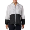 Jas Columbia Women Flash Forward Windbreaker White Black -Columbia 1 1585911 101 f