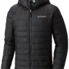 Jas Columbia Men Powder Lite Hooded Jacket Black -Columbia 1 1693931 010 f preview download 1