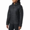 Jas Columbia Women Powder Lite Hooded Black