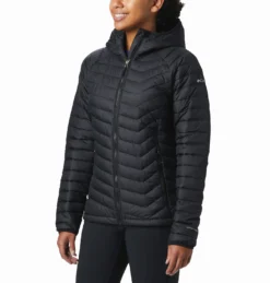 Jas Columbia Women Powder Lite Hooded Black