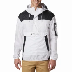 Jas Columbia Men Challenger Windbreaker White Black -Columbia 1 1714291 101 f conversion1 0