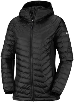 Jas Columbia Women Powder Lite Light Hooded Black