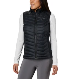 Bodywarmer Columbia Women Powder Pass Black