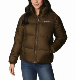 Jas Women Columbia Puffect Jacket Olive Green