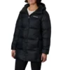 Jas Women Columbia Puffect Mid Hooded Jacket Black