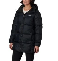 Jas Women Columbia Puffect Mid Hooded Jacket Black