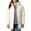 Jas Women Columbia Puffect Mid Hooded Jacket Chalk -Columbia 1 1864791 191 f