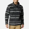 Jas Men Columbia Winter Pass Full Zip Shark Apres Stripe Print -Columbia 1 1909123 012 f