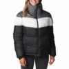 Jas Women Columbia Puffect Color Blocked Jacket Black White City Grey -Columbia 1 1955101 010 a520 20kopie20 20kopie