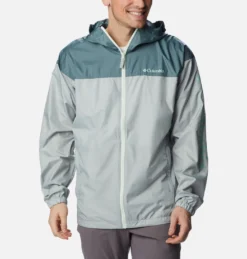 Jas Columbia Men Flash Challenger Novelty Windbreaker Niagara Metal