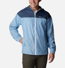Jas Columbia Men Flash Challenger Novelty Windbreaker Jet Stream Dark