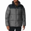 Jas Men Columbia Puffect II Jacket City Grey Black