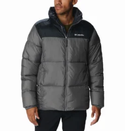 Jas Men Columbia Puffect II Jacket City Grey Black