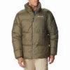 Jas Men Columbia Puffect II Jacket Stone Green -Columbia 1 2025821 397 f