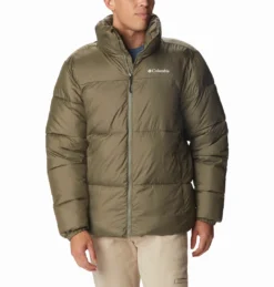 Jas Men Columbia Puffect II Jacket Stone Green