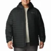 Jas Columbia Men Silver Falls Hooded Black