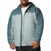 Jas Columbia Men Silver Falls Hooded Niagara Metal
