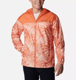 Jas Columbia Men Flash Challenger Novelty Windbreaker Dsrt Orng Dye