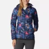Jas Columbia Women Powder Pass Hooded Nocturnal Floricult -Columbia 1 748be388 77c9 42b7 8436 a9e4b2b3662c