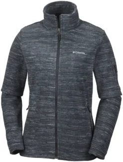 Vest Columbia Women Fast Trek Printed Black Spacedye Print