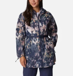 Jas Columbia Women Parkette Long Wind Jacket Nocturnal