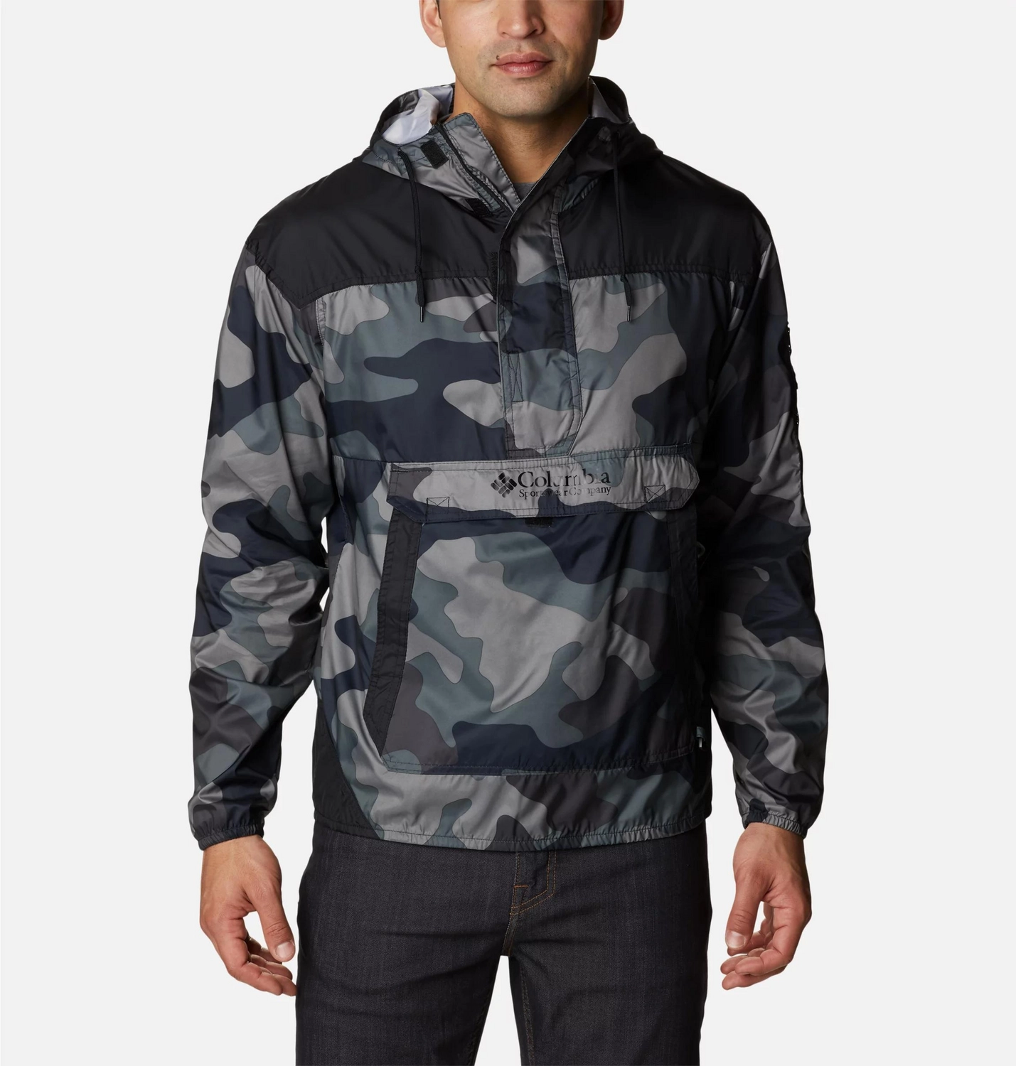 Jas Columbia Men Challenger Windbreaker Black Mod Camo 3 Jas Columbia Men Challenger Windbreaker Black Mod Camo
