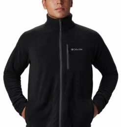 Vest Columbia Men Fast Trek II Full Zip Fleece Black -Columbia 1420421 010 a1