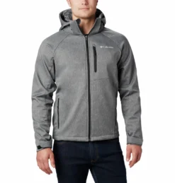 Jas Columbia Men Cascade Ridge II Softshell Charcoal Heather -Columbia 1516251 030 f
