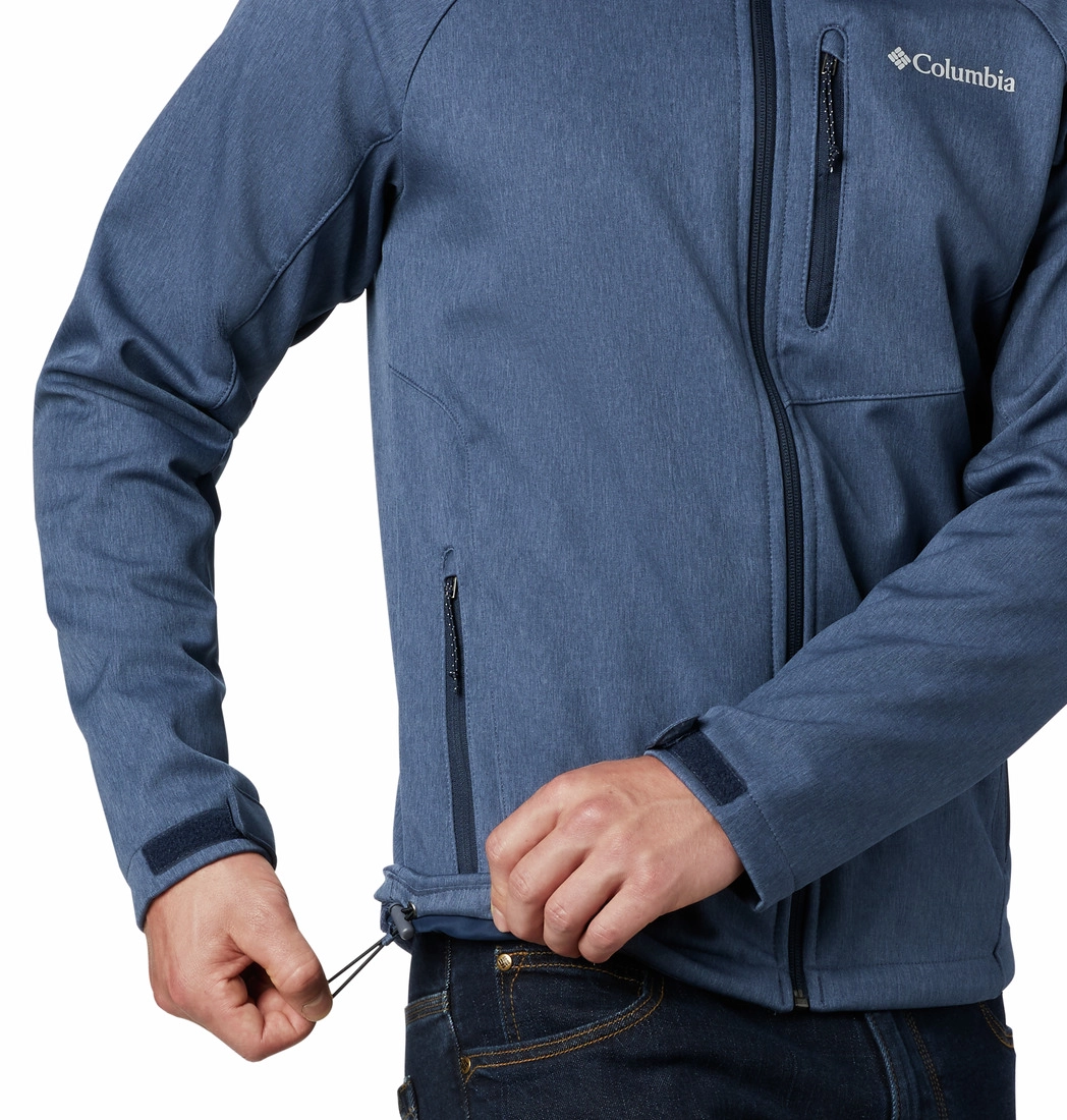 Jas Columbia Men Cascade Ridge II Softshell Collegiate Navy Heather 10 Jas Columbia Men Cascade Ridge II Softshell Collegiate Navy Heather - Afbeelding 8