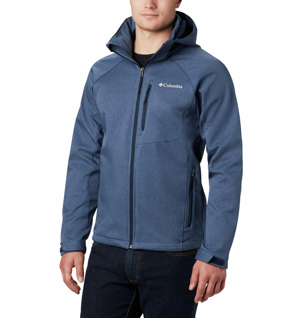 Jas Columbia Men Cascade Ridge II Softshell Collegiate Navy Heather 6 Jas Columbia Men Cascade Ridge II Softshell Collegiate Navy Heather - Afbeelding 4