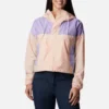Jas Columbia Women Flash Challenger Cropped Windbreaker Peach Blossom
