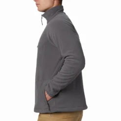 Vest Columbia Men Fast Trek II Full Zip Fleece City Grey -Columbia 3 1420421 023 a2 conversion1