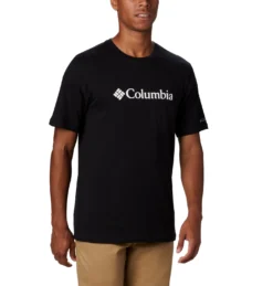 T-Shirt Columbia Men's CSC Basic Logo Short Sleeve Black -Columbia 3 1680053 010 a2