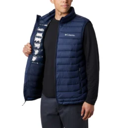 Bodywarmer Columbia Men Powder Lite Vest Collegiate Navy -Columbia 3 1748031 465 a25B15D