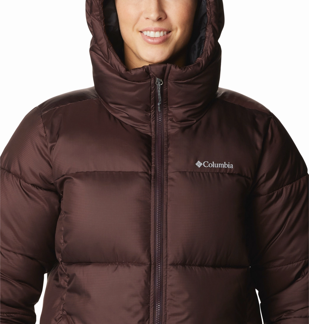 Jas Women Columbia Puffect Mid Hooded Jacket New Cinder 5 Jas Women Columbia Puffect Mid Hooded Jacket New Cinder - Afbeelding 3