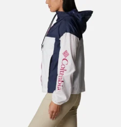 Jas Columbia Women Flash Challenger Novelty Windbreaker White Nocturna -Columbia 3 1989503 102 a1 om