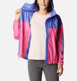 Jas Columbia Women Flash Challenger Novelty Windbreaker Wild Geranium -Columbia 3 c0c8e67c b767 4ddc a57b 0ac7e41593e0