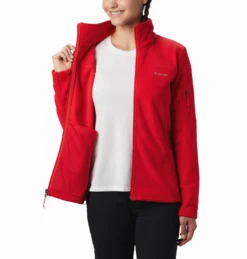 Vest Columbia Women Fast Trek II Jacket Red Lily -Columbia 4 1465351 658 a3 conversion1