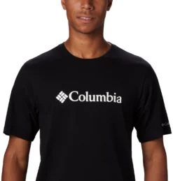 T-Shirt Columbia Men's CSC Basic Logo Short Sleeve Black -Columbia 4 1680053 010 a3