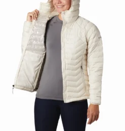 Jas Columbia Women Powder Lite Hooded Chalk -Columbia 4 1699071 191 a3 conversion1