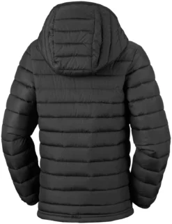 Jas Columbia Youth Powder Lite Boys Hooded Black -Columbia 4 1802901 010 b 1