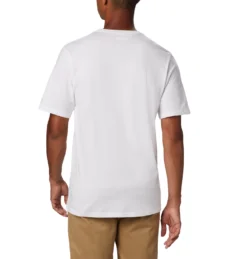 T-Shirt Columbia Men's CSC Basic Logo Short Sleeve White -Columbia 5 1680053 100 b