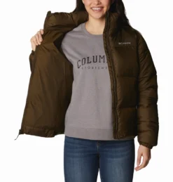 Jas Women Columbia Puffect Jacket Olive Green -Columbia 5 1864781 319 a3