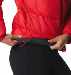 Jas Women Columbia Puffect Color Blocked Jacket Red Lily Beach -Columbia 5 1955101 658 a5