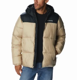Jas Men Columbia Puffect Hooded Jacket Ancient Fossil -Columbia 5 2008413 271 a4