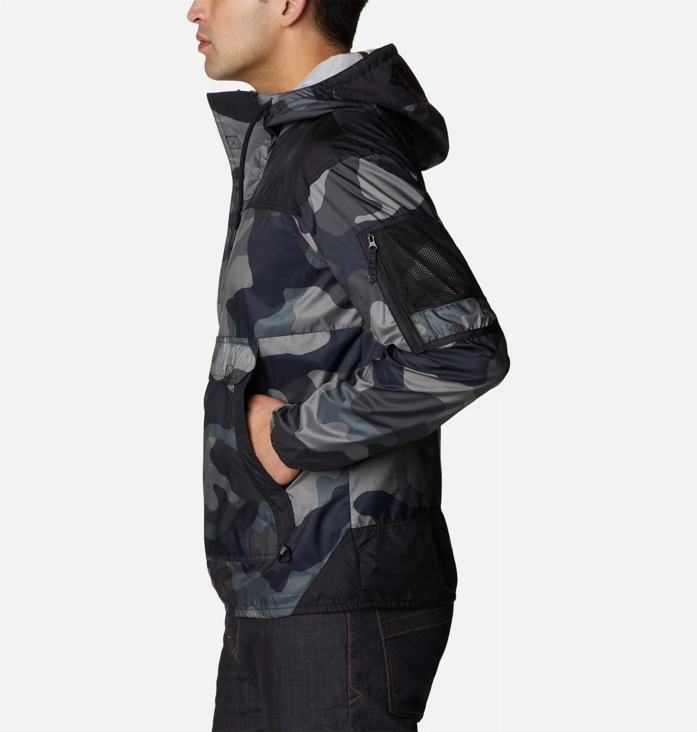 Jas Columbia Men Challenger Windbreaker Black Mod Camo 10 Jas Columbia Men Challenger Windbreaker Black Mod Camo - Afbeelding 8