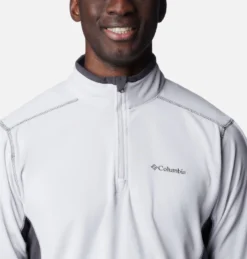Longsleeve Columbia Men Klamath Range II Half Zip Nimbus Grey Shark -Columbia em6503 043 a2 om